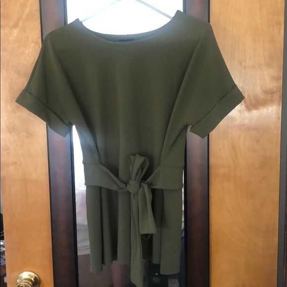 Worthington Tie-Front Top - Picture 3 of 6